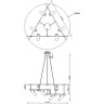 Подвесная люстра MAYTONI TECHNICAL RAMI белый MOD128PL-06WB